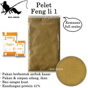 Pelet Feng Li 1: Pakan Ikan & Udang Akuarium Hias Kecil