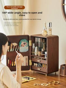 NALANDUOHAO | Creative Valentines Day Gift Wooden Makeup Storage Box