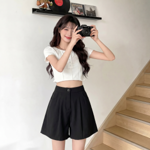 AIYITI | Quần Short Bermuda Dễ Thương Mùa Hè Kích Cỡ Lớn Cho Nữ