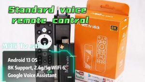M96 TV Stick Android Android13 Smart  Cast Mini TV Stick  Ke Google Voice