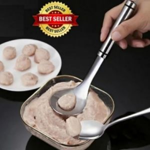 Sendok Cetakan Bakso Stainless Cetak Baso Centong Pencetak Daging Bulat
