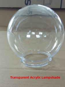 Acrylic round Ball Shaped Lampshade Waterproof Outdoor Landscape Road Light Fixture Cover for Wall And Gate Post Lighting