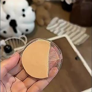 1pcs Transparent Silicone Powder Puff Super Soft Jelly Air Cushion Powder Puff Dry and Wet Sunscreen Liquid Foundation Puff