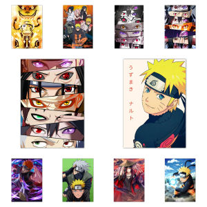 Bandai | Oil Painting By Numbers Japan Anime N-Naruto S-Sasuke Figures Home Decor Modern Wall Decor for Living Room Bedroom Gift No Frame
