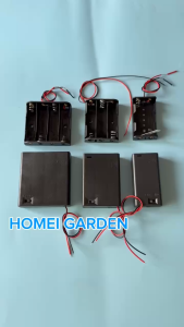 Hộp pin aa có nắp và công tắc đế pin 2A 2 ngăn 3 ngăn 4 ngăn học Stem steam thí nghiệm DIY - HM0286