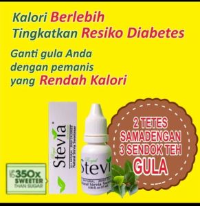 Gula Stevia paket 3 botol
