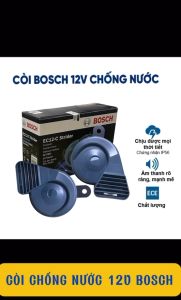 Còi Sên 12V Chống Nước 0986AH0220 BOSH Chính Hãng - Kèn Sò BOSCH Evolution 12V Kháng Nước 0986AH0459