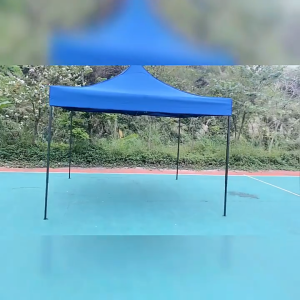 กลางแจ้งสีแดงสีดำเพชรพับเต็นท์ยืนกิจกรรมม่านบังแดดพับเต็นท์สี่ขา