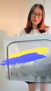 Hộp Đựng Quần Áo 110L Vải Trong Suốt Dày Dặn Giúp Bảo Quản Đồ Dùng Đồ Chơi Chống Ẩm Tiện Lợi Gọn Nhẹ Gấp Gọn