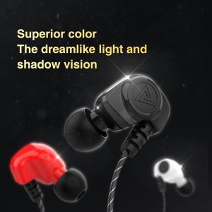Headset QKZ SK5 Sport DEEP BASS stereo music telfon gaming daily earphone with microphone original