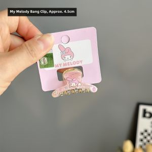 Adorable Sanrio Hair Clips Kitty Cat Princess Forehead Bangs Girls Hair Accessories Korean Style Fashion Jewelry