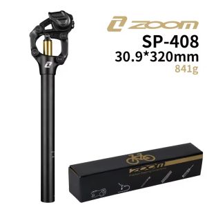 ZOOM MTB 30.9/31.6mm Hydraulic Suspension Seatpost - 60mm Travel 6061 Al. Alloy Quick Adjust for Mountain/Hybrid Bikes​