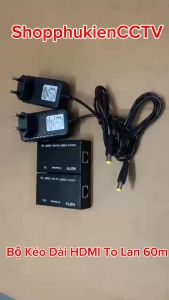 [Chính hãng] [Có bảo hành] [Ảnh thật] Bộ Chuyển Kéo Dài Hdmi To Lan 60m