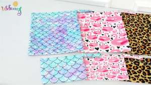 visesunny Sugar Skull Blue Smoke Syulish 2Pcs Wet Bag with Zippered Pockets Washable Reusable Roomy Diaper Bag for TravelBeachDaycareStrollerDiapersDirty Gym ClothesWet SwimsuitsToiletries