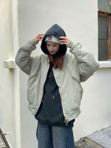 Spring and Autumn American Retro Zipper Pilot Jacket Men and Women Casual Easiest for Match Couple High Street Baseball Uniform Outwear Tide