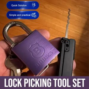 Lock Picking Tool Set Car Door Lock Pick Decoder Unlock Tool Multifunctional Portable