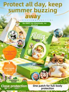 MENGKEJIAO | Anti-Mosquito Plant Essential Oil Stickers Portable Powerful