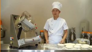 **พร้อมส่ง** เครื่องรีดแป้งพิซซ่า เครื่องพิมพ์พิซซ่าสเตนเลส