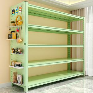 Childrens Room Multi-layer Book Storage Rack Underground Storage Clutter Organizer Floor-standing Hole Board Shelf Home Use