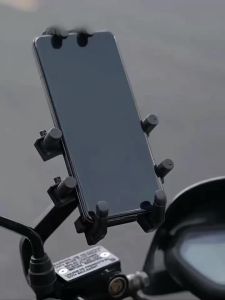 Xunting Stable Mobile Metal Aluminium Alloy Exercise Handlebar Mount Motorcycle Cell Universal Waterproof Bike Phone Holder