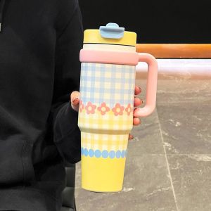 ZHIZHOU | Large Insulated Cup With Straw