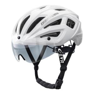 evr | EVR Outdoor Cycling Helmet Magnetic Attraction Color Changing Windshield Road Bike Riding Equipment Safety Cap Universal Fit