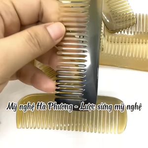 Lược sừng bỏ ví nam (size: XS-9cm) tiện lợi - Mỹ nghệ Hà Phương quà tặng Thủ công mỹ nghệ