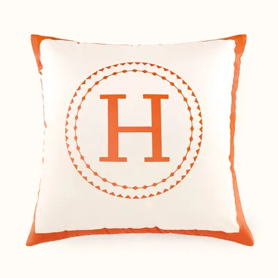 Luxurious Modern Orange Decorative Pillow Car Sofa Cushion Cover Customizable Detachable Swan Velvet Printed Backrest Pillow