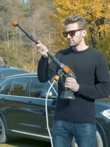 12V Portable Wireless Car Wash Machine Household Portable Lithium Battery High Voltage Car Wash Gun