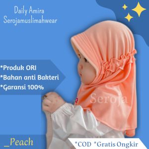 Amira Jilbab Hijab Bergo Kerudung Kaos Anak Bayi Newborn Perempuan Instan Terbaru Tk Paud Sekolah