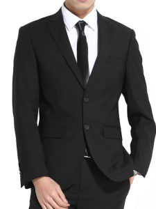 Mens Casual Slim Fit Business Suit Jacket Top Single-breasted Large Size Polyester Fiber round Hemline Long Sleeve Coat