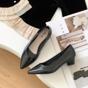 Chic Elegance Pointed Toe Heels – 1.5-Inch Kitten Heel Formal Shoes for Effortless Style All-Day Comfort & Timeless Sophistication