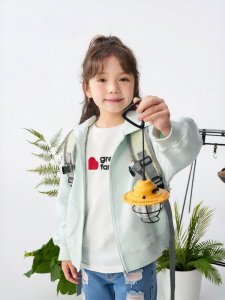 Great Family | Outdoor Casual Warm Knit Denim-style Childrens Jacket