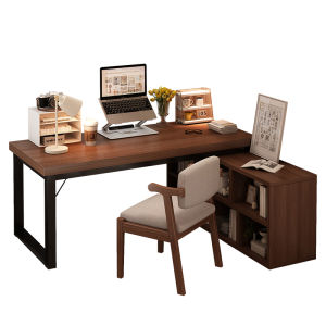 OYIla | Corner L-Shaped Study Desk with Cabinet