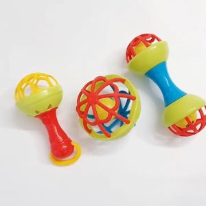 Payoe Mainan Rattle Teether Bayi Mainan Kerincingan Bayi Bahan Lembut/Bola And Barbel