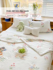 Grace | Chăn Mùa Hè Bằng Cotton Knitted A-Class Có Thể Giặt