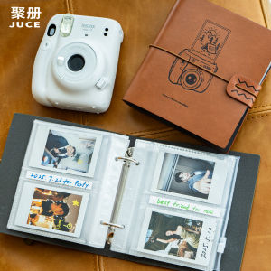 Mini Photo Album Storage Book Square 3 Inch 5 Inch Detachable Page Album for Instant Photography Memorabilia Album