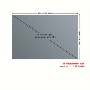 60-110 inch anti light screen simple version suitable for office outdoor and indoor use projection screen