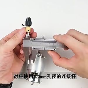 Adapter Penjepit Mata Bor Mini Drill Chuck Extension Three Jaw Head 0.3-3.5mm