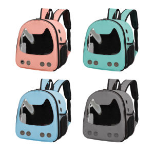 【New Arrival】 Space Backpack Carrier Bag Breathable Pet Cat Carrier Backpack Portable Large Capacity Fashion Oxford Cloth Pet Carrying Front Bag