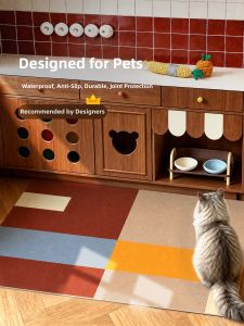YUNHAOBUYI | Pet Waterproof Non-slip Food Mat
