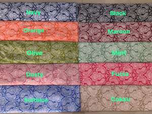 Kain rayon meteran (1meter) motif keong
