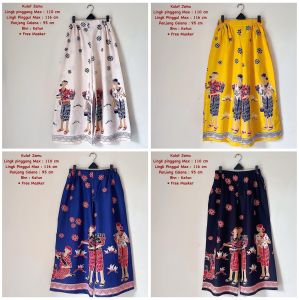 Kulot Batik Wanita Dewasa Motif Mbok Jamu Kekinian Viral Bawahan Celana Panjang Cewek OOTD Bahan Katun Halus - DRUPADI BATIK