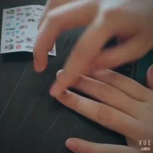 【READY STOCK】Disney Cartoon Nail Stickers Art Children Kid Adorable DIY Kids Birthday Party Gift Toys 3D艾莎冰雪奇缘指甲贴 (S8)