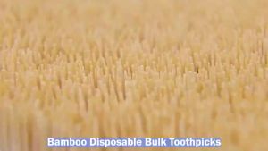 100/200PCS/Pack Household Double-Head Bamboo Toothpick Disposable Fruit Tooth Sticks Cleaning Teeth Fruit Picks
