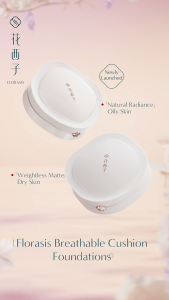 【Karry Wang’s Pick】Florasis Cushion Foundation 13g*2 Flawless Jade Breathable – Custom-Fit Radiance for Hydrated or Matte Perfection