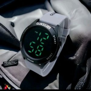 Abbasy watchTerbaru Jam tangan spot LED dgital pria wanita tali strap rubber