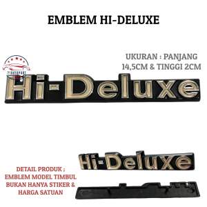 Emblem Hi-Deluxe Model Timbul