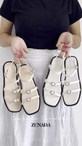 ZUNADA 052 Giselle Sandal Wanita Unik Flatshoes