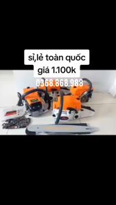 Máy cưa xích chạy xăng CX68S có đủ lam xích máy cưa xích chạy xăng trọng lượng 6.5kg lam dài 5 tấc